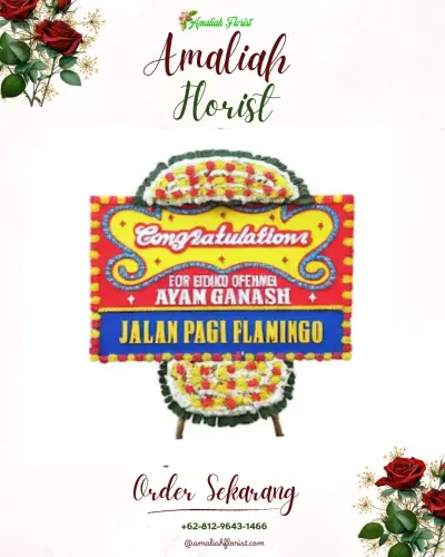 Bunga Papan Congratulation di Kaliagung